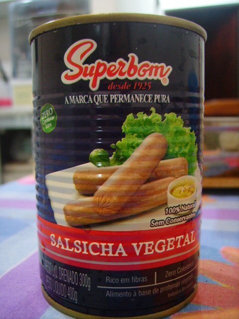Salsicha vegetariana Salsicha de soja