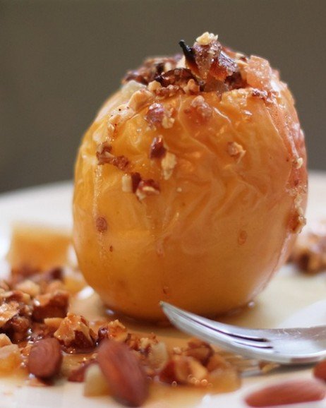 Receita de maçã recheada
