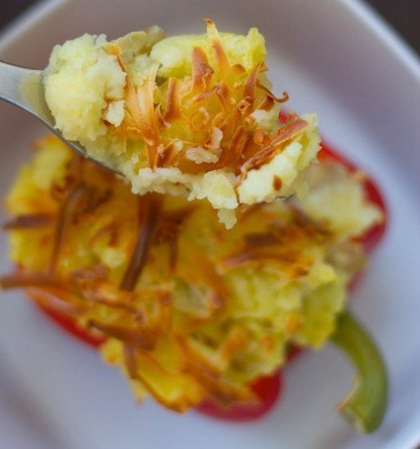 Receita de pimentão recheado com purê de batata