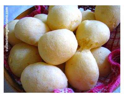 Pão de queijo vegano