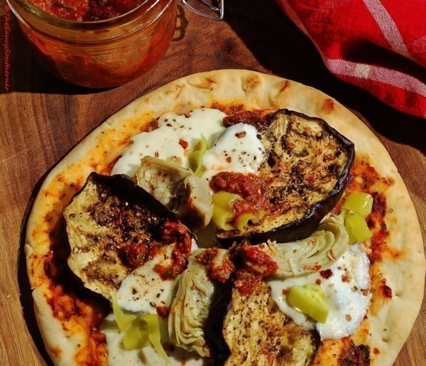 Pizza vegana