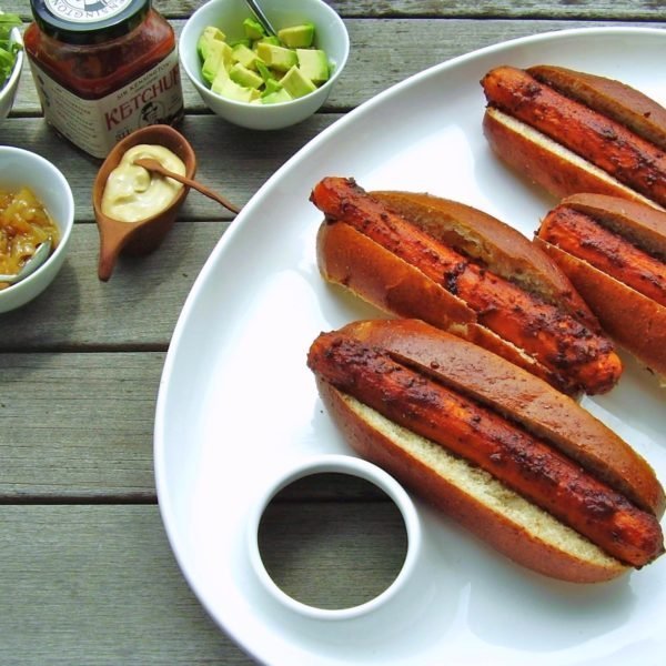 Hot dog vegano